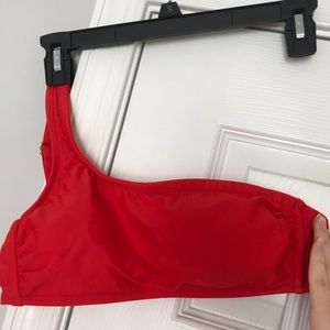 One Strap Red Bikini